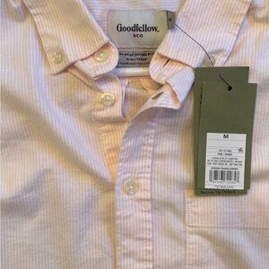Goodfellow & Co Men's Pink Striped Shirt